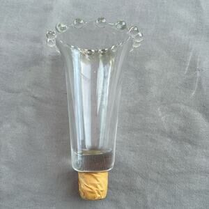 Vintage Clear Glass Votive